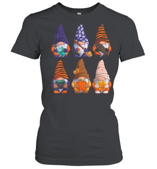 Halloween Gnomes Autumn Pumpkins Fall Holiday shirts