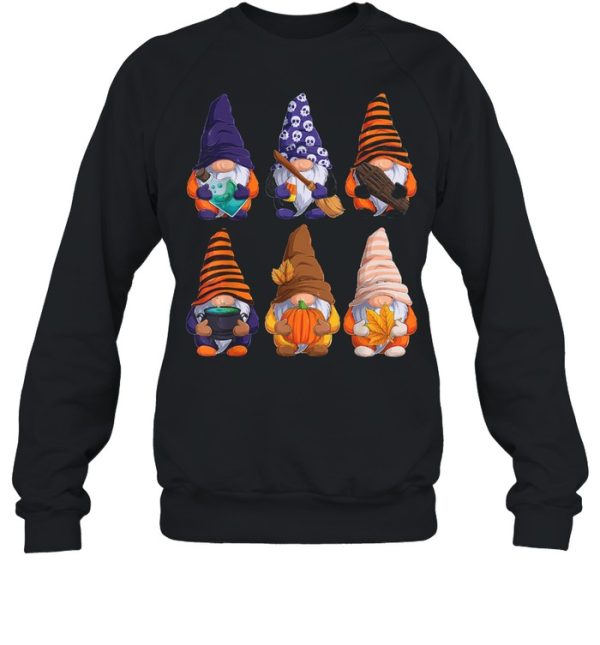 Halloween Gnomes Autumn Pumpkins Fall Holiday shirts