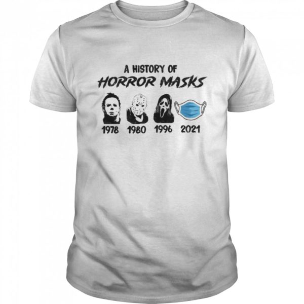 Halloween History Of Horror Masks 2021 Shirt