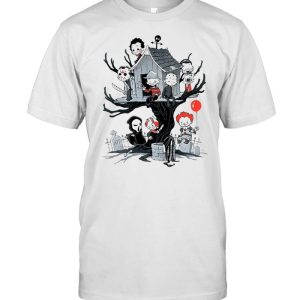 Halloween Horror Chibi – Horror treehouse happy halloween 2021 shirt