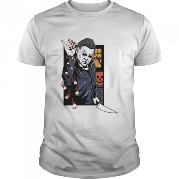 Halloween Michael Myers salt teeth shirt