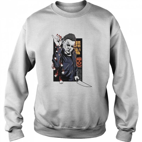 Halloween Michael Myers salt teeth shirt