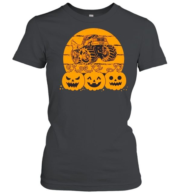 Halloween Pumpkin Monster Truck shirt