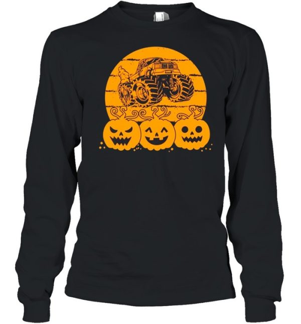 Halloween Pumpkin Monster Truck shirt