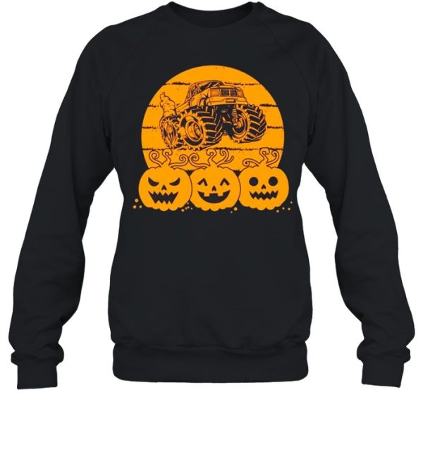 Halloween Pumpkin Monster Truck shirt