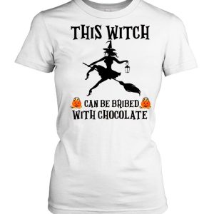 Halloween This Witch Can Be Bribed With Chocolate shirt
