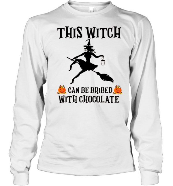 Halloween This Witch Can Be Bribed With Chocolate shirt