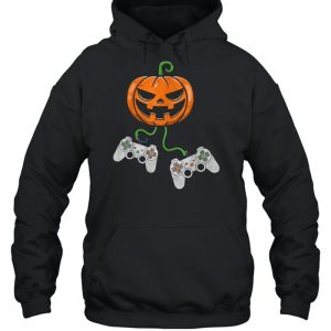 Halloween Video Game Controller Pumpkin shirt 5