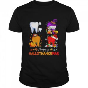 Halloween and Christmas Happy Hallothanksmas shirt Halloween and Christmas Happy Hallothanksmas shirt
