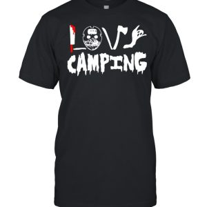 Halloween ghost love camping shirt