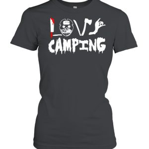 Halloween ghost love camping shirt