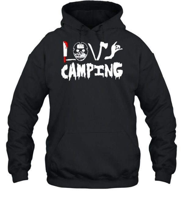 Halloween ghost love camping shirt