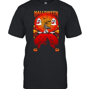 Halloween ghost witch vaccine shirt