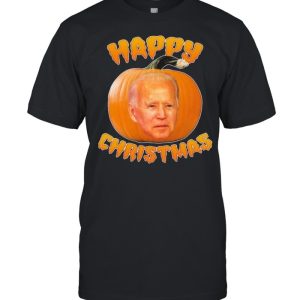 Happy Christmas Pumpkin Joe Biden Halloween Shirt Happy Christmas Pumpkin Joe Biden Halloween Shirt