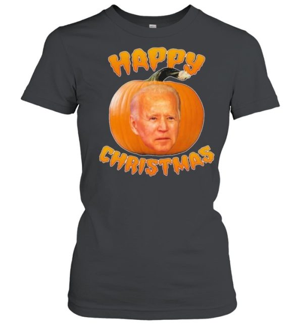 Happy Christmas Pumpkin Joe Biden Halloween Shirt