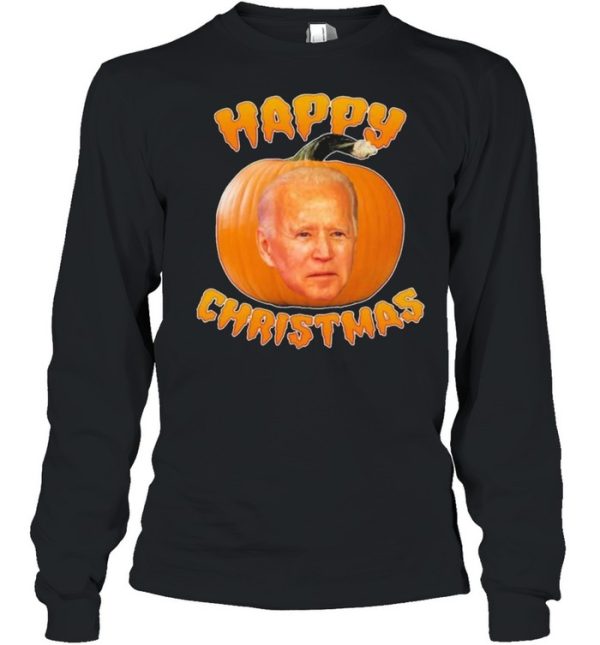 Happy Christmas Pumpkin Joe Biden Halloween Shirt