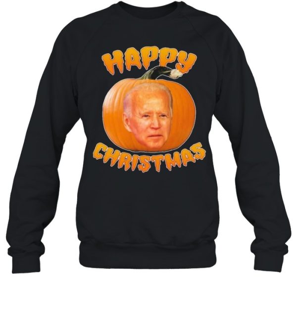 Happy Christmas Pumpkin Joe Biden Halloween Shirt