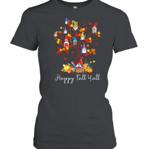 Happy Fall Y’all Gnomes Pumpkin Autumn Tree Thanksgiving shirt