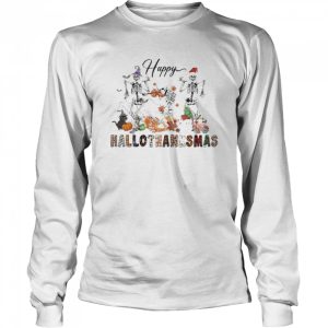 Happy Hallothanksmas Skeleton Happy Halloween 2022 T-Shirt 2 Happy Hallothanksmas Skeleton Happy Halloween 2022 T Shirt 3