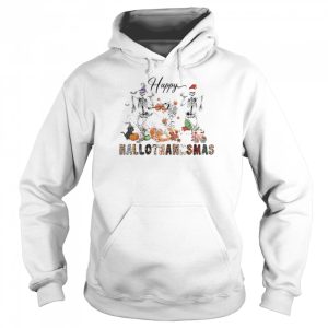 Happy Hallothanksmas Skeleton Happy Halloween 2022 T-Shirt 4 Happy Hallothanksmas Skeleton Happy Halloween 2022 T Shirt 5