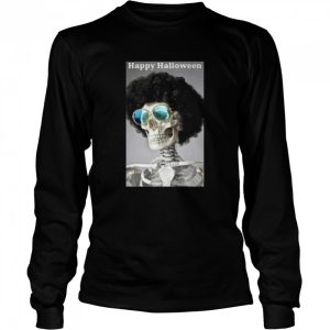 Happy Halloween Addition Skeleton With Sunglasses T shirt 3