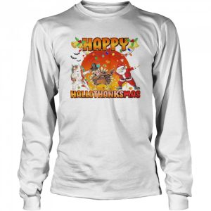 Happy Halothanksmas Santa Lovers shirt 3