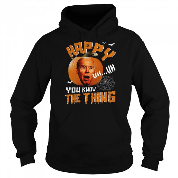 Happy Know The Thing Confused Biden Pumpkin Joe Biden Halloween T Shirt