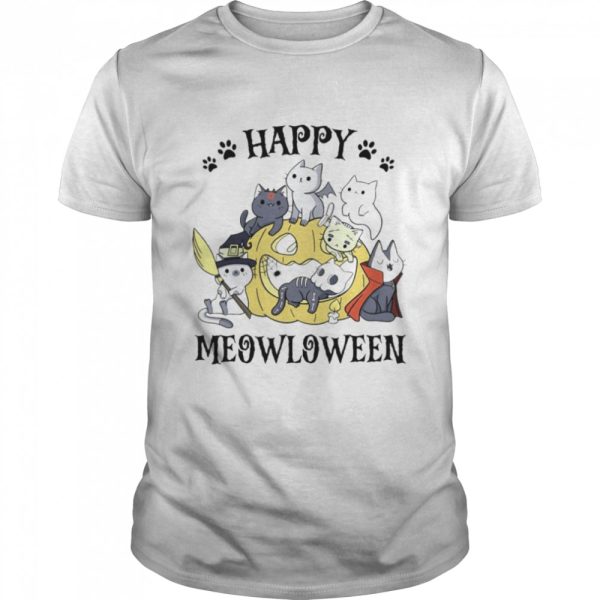 Happy Meowloween Halloween shirt