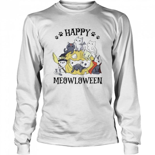 Happy Meowloween Halloween shirt