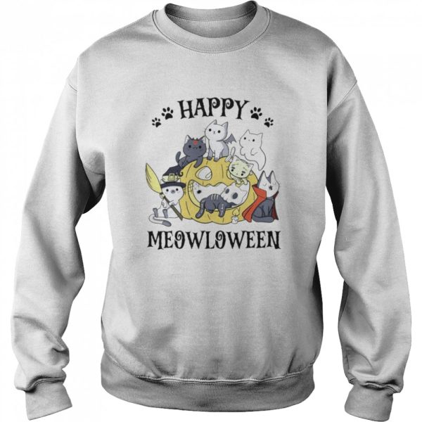 Happy Meowloween Halloween shirt