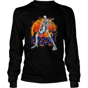 Happy Skeleton Guitar Spooky Halloween Rock Band Concert t shirt 3