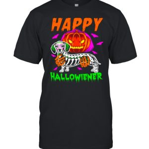 Happy halloween dachshund pumpkin shirt