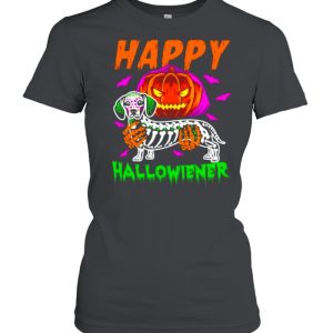 Happy halloween dachshund pumpkin shirt