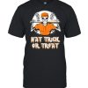 Hat Trick or Treat Skeleton Baseball Halloween Costume shirt