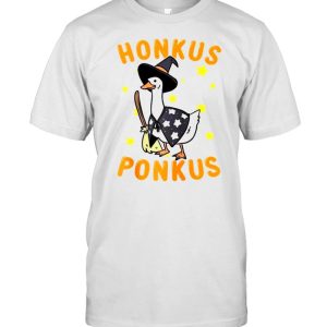 Honkus Ponkus Goose meme Halloween costume witch hat shirt