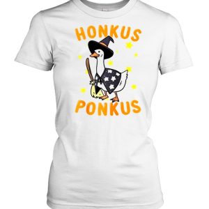 Honkus Ponkus Goose meme Halloween costume witch hat shirt