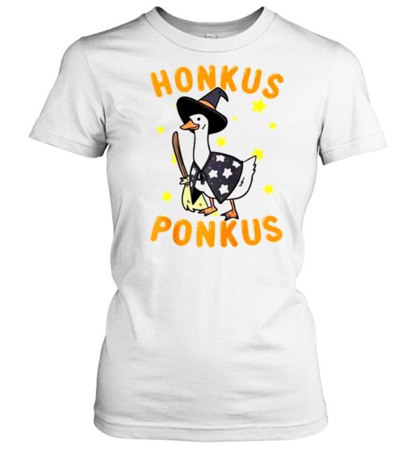 Honkus Ponkus Goose meme Halloween costume witch hat shirt