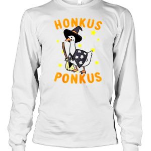Honkus Ponkus Goose meme Halloween costume witch hat shirt 3