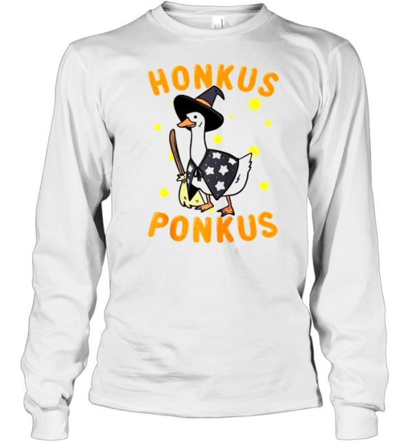 Honkus Ponkus Goose meme Halloween costume witch hat shirt