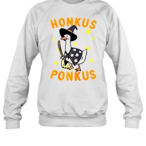 Honkus Ponkus Goose meme Halloween costume witch hat shirt 4
