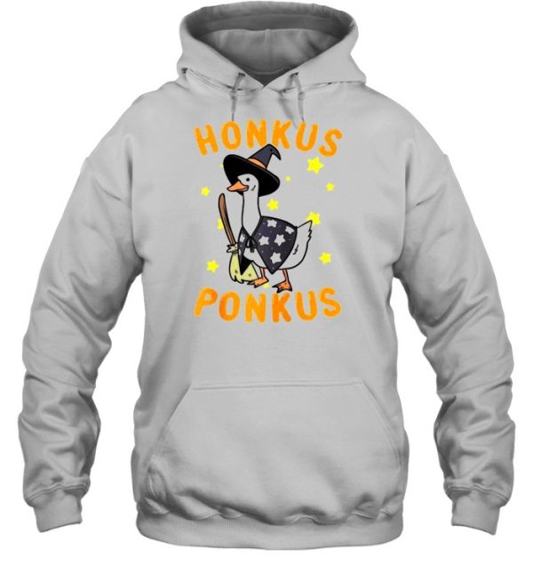 Honkus Ponkus Goose meme Halloween costume witch hat shirt