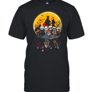 Horror Character Mirror Water Halloween Shirt