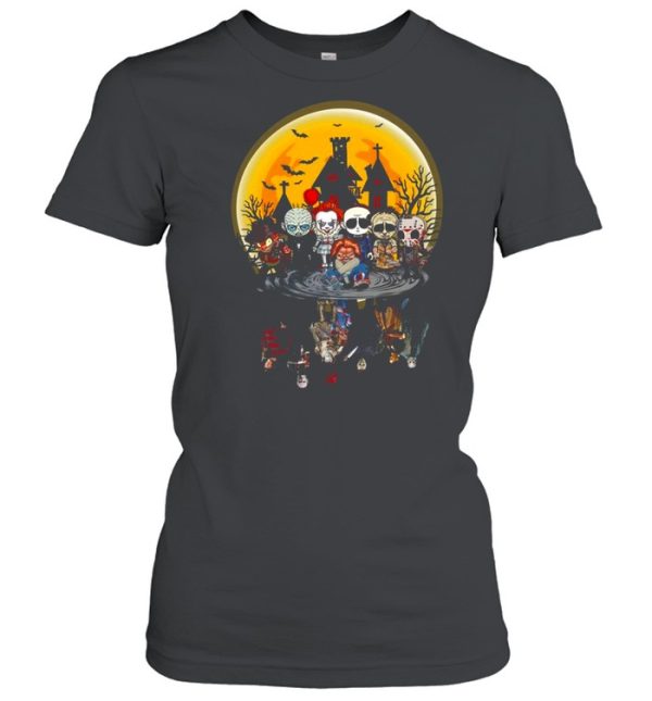 Horror Character Mirror Water Halloween Shirt