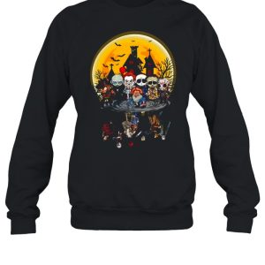 Horror Character Mirror Water Halloween Shirt 4