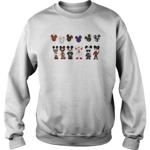 Horror Characters Disney Halloween Shirt