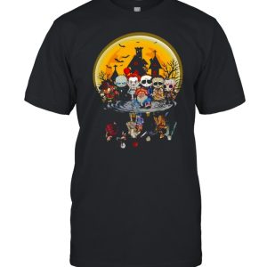 Horror Characters Water Effect Halloween Shirt Horror Characters Water Effect Halloween Shirt