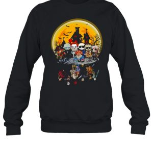 Horror Characters Water Effect Halloween Shirt 3 Horror Characters Water Effect Halloween Shirt 4