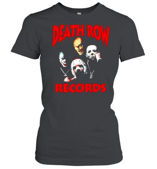 Horror Halloween death row records shirt