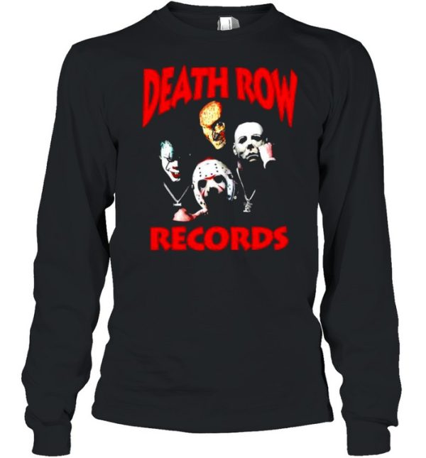 Horror Halloween death row records shirt