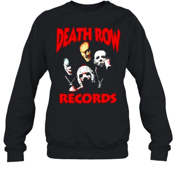 Horror Halloween death row records shirt